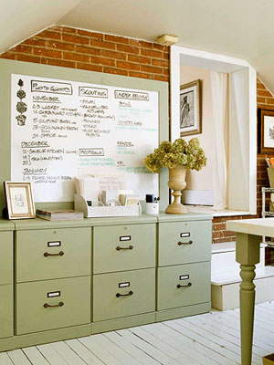 file cabinets and whiteboard